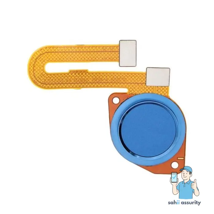 Fingerprint Sensor with Flex Cable for Motorola Moto E7 Plus Black thumbnail
